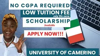 How to Apply to University of Camerino (Italy) Step by Step | Second Class Honours Eligibility