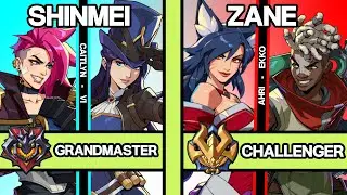 2XKO ▰ ZANE (Ahri-Ekko) vs SHINMEI (Caitlyn-Vi) ▰ 2XKO Pro Replays