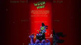 Magical Witch Wendy from the children&rsquo;s book Hopeful Harold & His Haunted Home