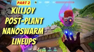 Killjoy post-plant nanoswarm lineups for Haven, Icebox & Breeze | KJ Lineups #valorant #kj #killjoy