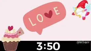 Valentine's Day Timer Love with Calming Lounge Jazz Music 10 Minute Countdown Timer