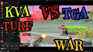 KVA VS TGA TURF WAR ПОЛНЫЙ POV @KaztroGAMINGYT @HitMAN0