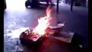 Xbox 360 on fire
