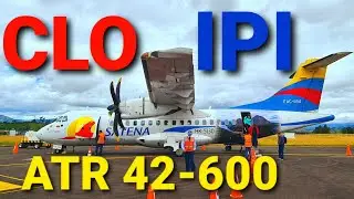 SATENA CALI ALFONSO BONILLA ARAGÓN CLO SKCL✈ IPIALES SAN LUIS IPI SKCL ATR 42-600 FRONTERA RUMICHACA