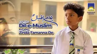 Ya Rab Dil e Muslim Ko Wo Zinda Tamanna De | by School Boy | 9th November - Iqbal Day Special