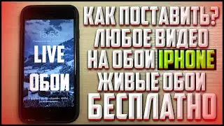 Как поставить видео на обои iPhone? ЖИВЫЕ ОБОИ НА IPHONE/LIVE PHOTO НА ОБОИ