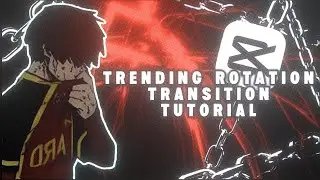 Trending Rotating Transition Tutorial On Capcut 🔥
