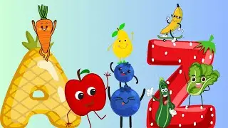 Alphabet Adventure: Fruits and Vegetables A-Z for Kids