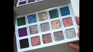 Swatches of Dede Signature Chrome Book Vol. 02 #eyeshadow #palette #dedesignature #chromebookvol2