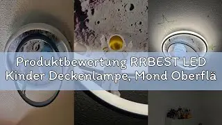 Produktbewertung RRBEST LED Kinder Deckenlampe, Mond Oberfl&auml;che Astronaut Design Deckenleuchte, Dimm