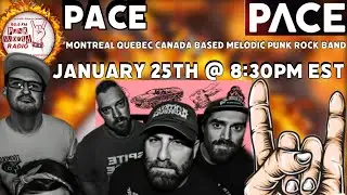 Pace (Montreal Quebec Based Melodic Punk Band) Interview On 99.9 Punk World Radio FM