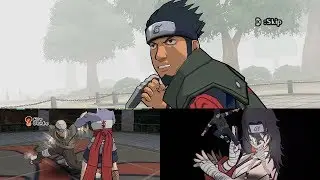 Naruto Clash of Ninja Revolution 2 Walkthrough Part 9 - Kurenai vs Asuma 1080p 60 FPS