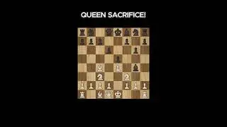 L&eacute;gal's Mate: The Most INSANE Queen Sacrifice! #chess #chesstraps #queensacrifice #checkmate #shorts