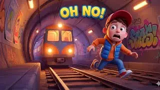CAUGHT?! The Most Insane Last-Second Save Ever! #games #subwaysurfs #explore  #gaming #foryou 