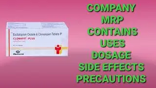 CLONAFIT PLUS TABLET -  USES AND SIDE EFFECTS