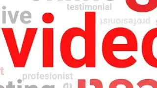 Word Cloud Kinetic 1080 ProRes