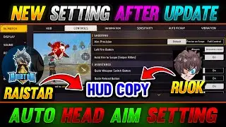 New Control Setting After OB UPDATE in Free Fire - Best Headshot Setting After Update in Free Fire