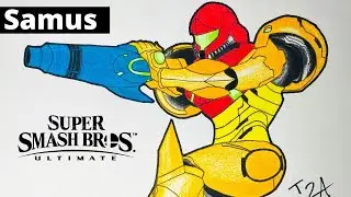 Super Smash Bros Ultimate Drawing | Samus
