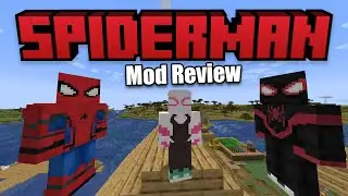 Reviewing the SPIDERMAN Addon in Minecraft 1.20.1! (FSang18's Heropack)