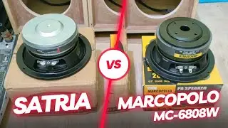 JANGAN SALAH BELI! Perbandingan Speaker Satria vs Marcopolo 8 Inch (MC-6808HW)