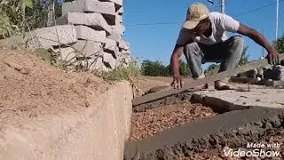 COMO FAZER SARJETA PARA ESCOAMENTO DE AGUA DA CHUVA EM CALÇAMENTO.