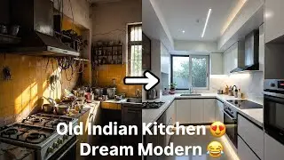 Old Kitchen to Dream Modern Makeover 😱✨ | Before & After Transformation