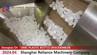 Automatic 10ML eye drop plastic bottle unscrambler machine #reliancemachinery #unscramblermachine