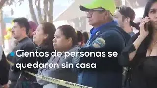 #CDMX | 25 familias en Coyoacán se quedan sin casa por explosión