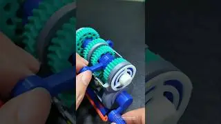 Constant Mesh 3 Speed Gearbox with Reverse Gear 3D print #3dprinting #gearbox