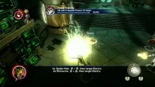 Marvel Ultimate Alliance 2 Spider-Man vs Electro- HD