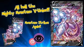 This deck is so good… I love it. (It’s Mewtwo V-UNION hehe)