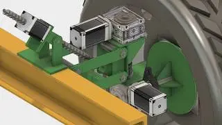 Weedinator transmission mechanism