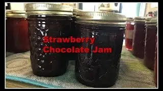 Canning Strawberry Chocolate Jam