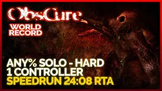 ObsCure Any% Solo - Hard - 1 Controller Speedrun 24:08 RTA [World Record]