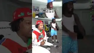 21 Savage Guesses Kai Cenats Height #kaicenat #21savage #height
