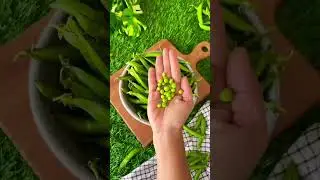 How to preserve green peas for months #greenpeas #food #trending #storage