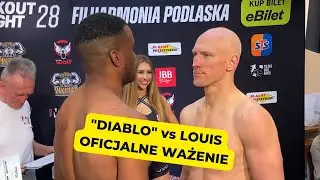 DIABLO VS LOUIS - OFICJALNE WAŻENIE