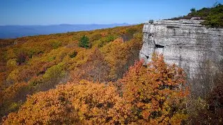 Hiking Sam's Point Overlook for Fall Foliage