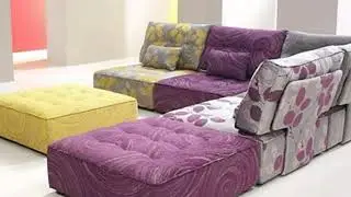 Purple living room decorating ideas