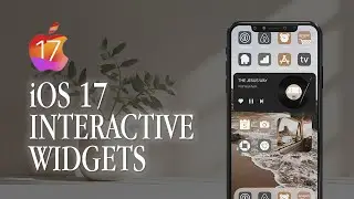 How to use interactive widgets in iOS 17 📲 | iOS17 NEW!!! (iOS 17 customization)