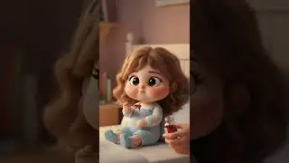 Baby is Sick Cylaa ✨#cute #kidssongs #shorts