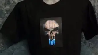 LED T-Shirt &bdquo;Punisher&ldquo;