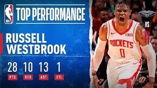 Russell Westbrook MAKES HISTORY, Moves To No. 2 ALL-TIME In Triple-Doubles | Oct. 26, 2019