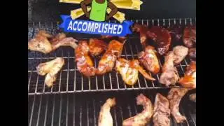 BBQ pigtails on deck