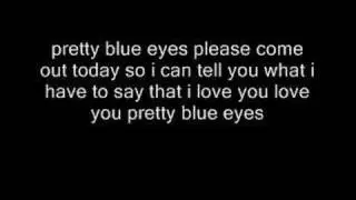 pretty blue eyes