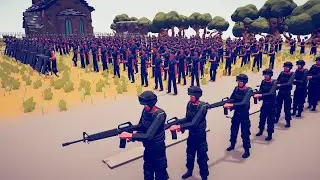 320x POLICE FACTION ATTACK TO MAFIA AND GANGSTER - Totally Accurate Battle Simulator | TABS