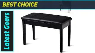 Perfect Piano Bench for Two! Solid Wood, Storage & Comfort