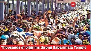 Thousands of pilgrims throng Sabarimala Temple on its opening day