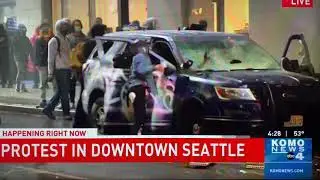 Seattle rioter steals rifle from police car, immediately disarmed at gunpoint