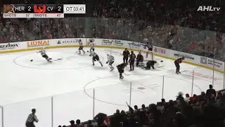The Calder Cup Winning Goal (Mike Vecchione, from Borgstrom and Frank)
